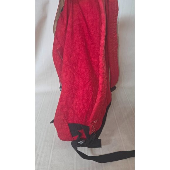 KIPLING Red Backpack with Drawstring NO MONKEY - Picture 4 of 10